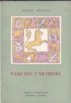 Imagen del vendedor de Paso del unicornio 1938 1948 a la venta por LIBRERA GULLIVER