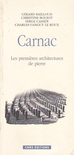 Bild des Verkufers fr Carnac. Les prenires architectures de pierre zum Verkauf von LIBRERA GULLIVER