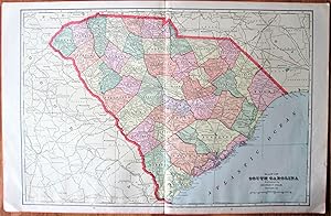 Seller image for Antique Map: South Carolina for sale by Ken Jackson