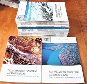 Potogrammetric Engineering and Remote Sensing. 17 Issues Including: February and December 1975. S...