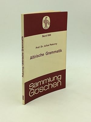 Seller image for ALTIRISCHE GRAMMATIK for sale by Kubik Fine Books Ltd., ABAA