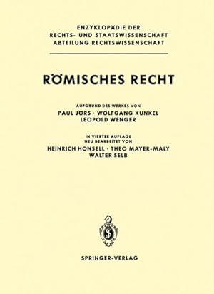 Bild des Verkufers fr Rmisches Recht zum Verkauf von AHA-BUCH GmbH