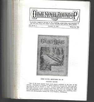 Seller image for DIME NOVEL ROUND-UP: January - December 1963, Full Year, Complete; No's: 364. 165, 366, 367, 368, 369, 370, 371, 372, 373, 374, & 375 for sale by Books from the Crypt