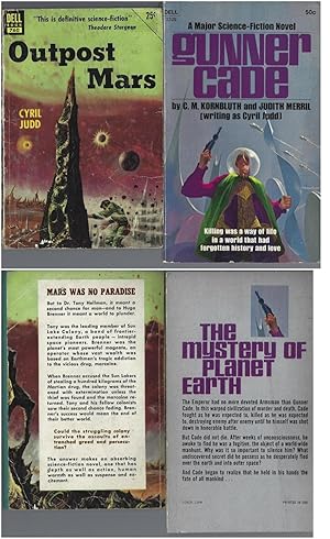 Seller image for "CYRIL JUDD" NOVELS: Outpost Mars (aka Mars Child & Sin in Space) / Gunner Cade for sale by John McCormick