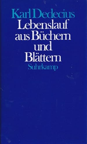 Seller image for Lebenslauf aus Bchern und Blttern. for sale by Versandantiquariat Nussbaum