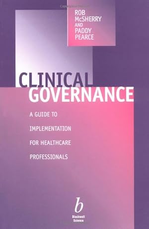 Immagine del venditore per Clinical Governance: A Guide to Implementation for Healthcare Professionals venduto da NEPO UG