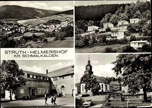 Seller image for Ansichtskarte / Postkarte Struth Helmersdorf Floh Seligenthal in Thringen, Panorama vom Ort, Gaststtte, Kirche, Wolga for sale by akpool GmbH
