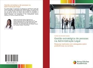 Bild des Verkufers fr Gesto estratgica de pessoas na Administrao Legal zum Verkauf von BuchWeltWeit Ludwig Meier e.K.