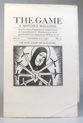Imagen del vendedor de The Game. A Monthly Magazine. Vol. IV, No. 9. September 1921 a la venta por Bow Windows Bookshop (ABA, ILAB)