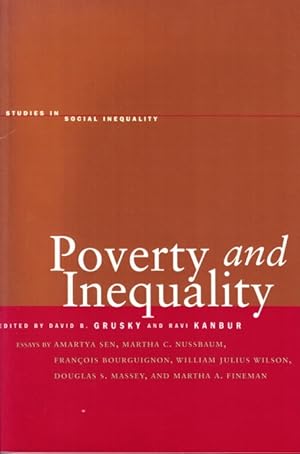 Seller image for Poverty and Inequality. for sale by Centralantikvariatet