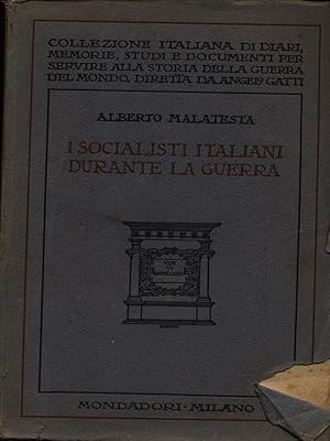 Immagine del venditore per I socialisti italiani durante la guerra venduto da Miliardi di Parole