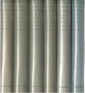 Aberdeen Council Letters 1552-1681 6 Volumes Complete.
