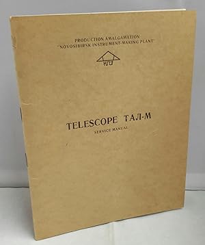 Imagen del vendedor de Telescope Taji-M. Service Manual. a la venta por Addyman Books