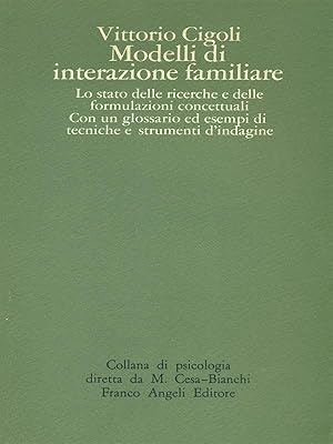 Immagine del venditore per Modelli di interazione familiare venduto da Librodifaccia