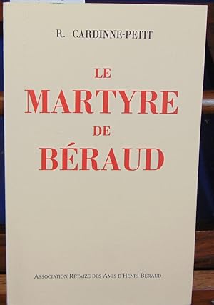 Bild des Verkufers fr Le martyre de Braud zum Verkauf von librairie le vieux livre