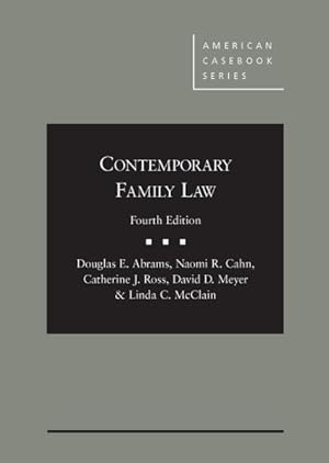 Bild des Verkufers fr Contemporary Family Law zum Verkauf von GreatBookPrices