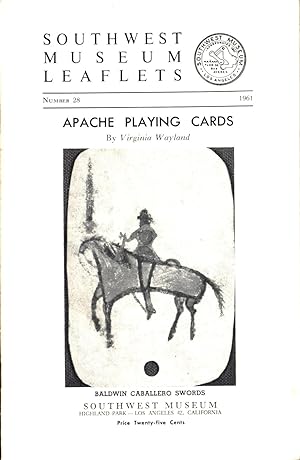 Seller image for Apache Playing Cards (Southwest Museum Leaflets No. 28) for sale by Back of Beyond Books WH