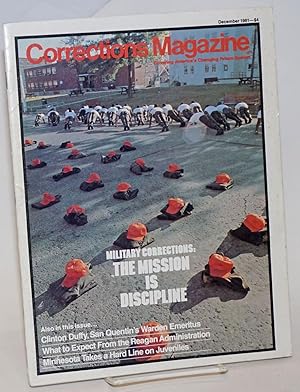 Bild des Verkufers fr Corrections Magazine: covering America's changing prison system vol. 7, #6, December 1981; Military Corrections: The Mission is Discipline zum Verkauf von Bolerium Books Inc.