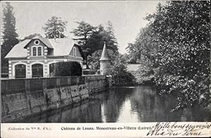 Bild des Verkufers fr Ansichtskarte / Postkarte Menestreau en Villette Loiret, Vue du Chteau de Louan zum Verkauf von akpool GmbH