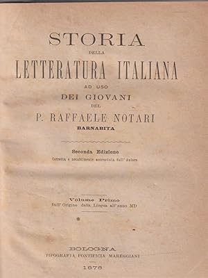 Seller image for Storia Della Letteratura Italiana 3 Tomi In 1 for sale by Miliardi di Parole