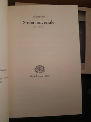 Seller image for STORIA UNIVERSALE (1815 - 1920), for sale by Libreria antiquaria Pagine Scolpite