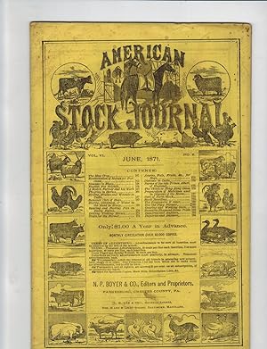 AMERICAN STOCK JOURNAL. June, 1871