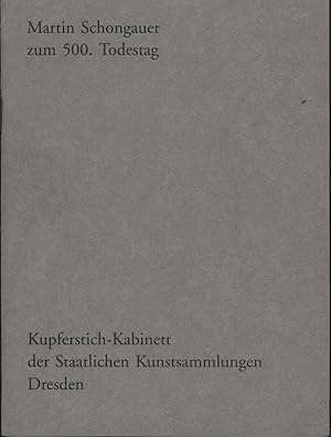 Imagen del vendedor de Martin Schongauer zum 500. Todestag" a la venta por Antiquariat Kastanienhof