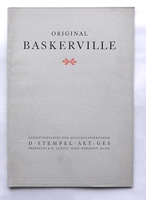 Original Baskerville-Antiqua. Mager Halbfett Kursiv Licht.