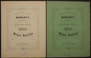 Image du vendeur pour Romance sans paroles (Lied ohne Worte) pour le Piano par Henri Ravina. Op. 27. mis en vente par Antiquariat Rainer Schlicht