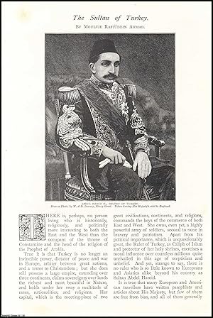 Bild des Verkufers fr The Sultan of Turkey. An uncommon original article from The Strand Magazine, 1893. zum Verkauf von Cosmo Books