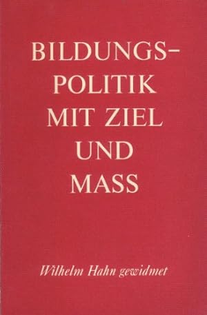 Seller image for Bildungspolitik mit Ziel und Ma for sale by NEPO UG