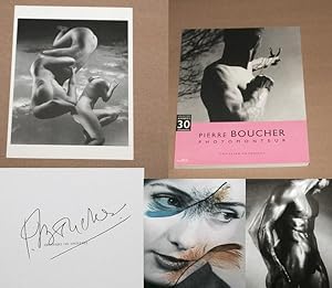Seller image for PIERRE BOUCHER: PHOTOMONTEUR - Rare Fine Copy of The First Edition/First Printing: With Original Postcard Signed by Pierre Boucher for sale by ModernRare