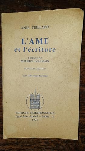 Seller image for L'Ame et l'criture. Avec 220 reproductions. for sale by AHA BOOKS