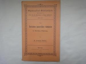 Bild des Verk�ufers f�r Das Fortleben Homerischer Gestalten in Goethes Dichtung (Original) zum Verkauf von Malota