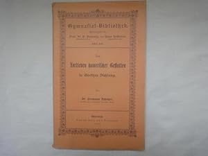 Seller image for Das Fortleben Homerischer Gestalten in Goethes Dichtung (Original) for sale by Malota