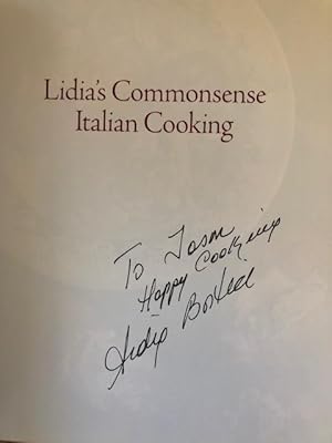 Image du vendeur pour Lidia's Commonsense Italian Cooking. mis en vente par The Groaning Board