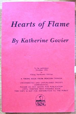 Seller image for Hearts of Flame. Uncorrected and Unpublished Proofs for sale by Ken Jackson