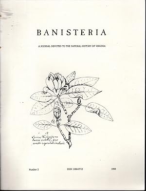 Image du vendeur pour Banisteria: A Journal Devoted to the Natural History of virginia: No. 2: 1993 mis en vente par Dorley House Books, Inc.