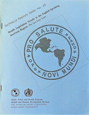Immagine del venditore per Health Legislation Trends in The English-Speaking American Region: The Last Four Years venduto da The Book Place