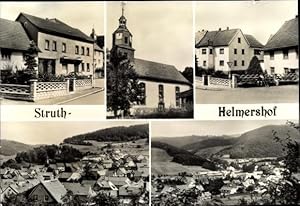 Seller image for Ansichtskarte / Postkarte Struth Helmersdorf Floh Seligenthal in Thringen, Teilansichten, Kirche for sale by akpool GmbH