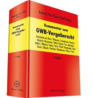 Seller image for Kommentar zum GWB-Vergaberecht for sale by AHA-BUCH