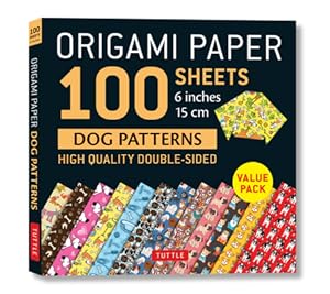 Immagine del venditore per Origami Paper 100 Sheets Dog Patterns 6" (15 CM): Tuttle Origami Paper: High-Quality Double-Sided Origami Sheets Printed with 12 Different Patterns: I (Loose-Leaf Book) venduto da BargainBookStores