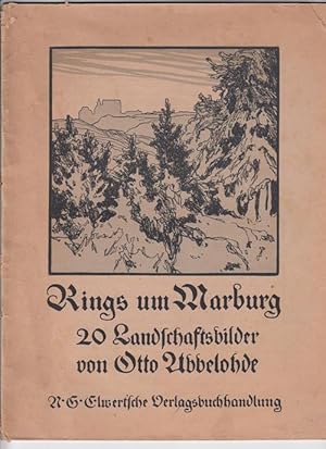 Imagen del vendedor de Rings um Marburg. 20 Landschaftsbilder. a la venta por Antiquariat Puderbach