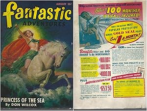 Bild des Verkufers fr Fantastic Adventures 1947 Vol. 09 # 1 January zum Verkauf von John McCormick
