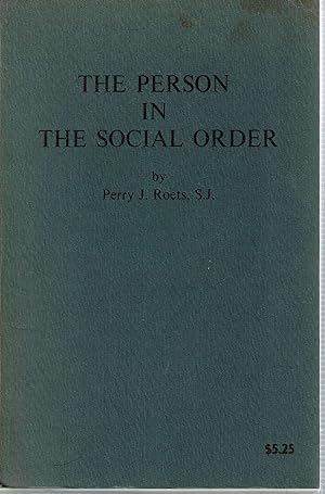 Seller image for The Person In The Social Order for sale by Mike's Library LLC