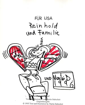 Papa Kuck mal! (mit Originalzeichnung). Text und Illustration von Martin Baltscheit.