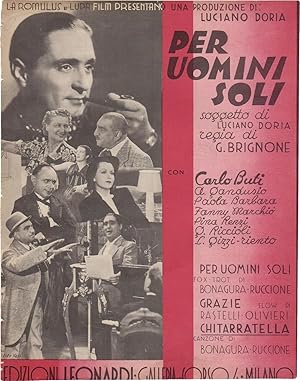 Chitarratella. Canzone dal film "Per uomini soli" con Carlo Buti. Parole di E. Bonagura