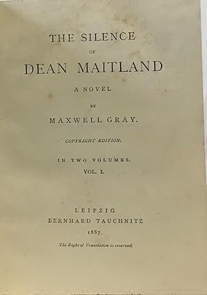 Seller image for The silence of Dean Maitland vol. 2455-2456--- collection of Britsh authors --- 2 livres for sale by crealivres