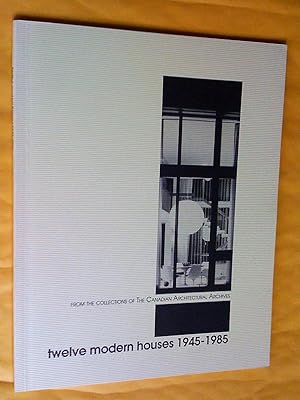 Immagine del venditore per Twelve Modern Houses 1945-1985 venduto da Claudine Bouvier