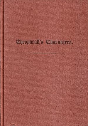 Seller image for Theophrast's Charaktere for sale by Antiquariat Immanuel, Einzelhandel